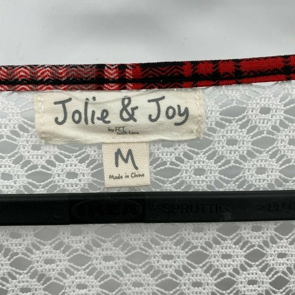 Jolie And Joy Womens Multicolor Plaid Lace Dress - Picture 3 of 4